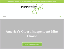 Tablet Screenshot of peppermintjim.com